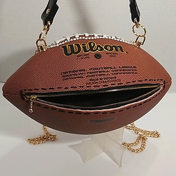 HANDMADE BLING BLING Football Purse 🏈 - Picture 15 of 17